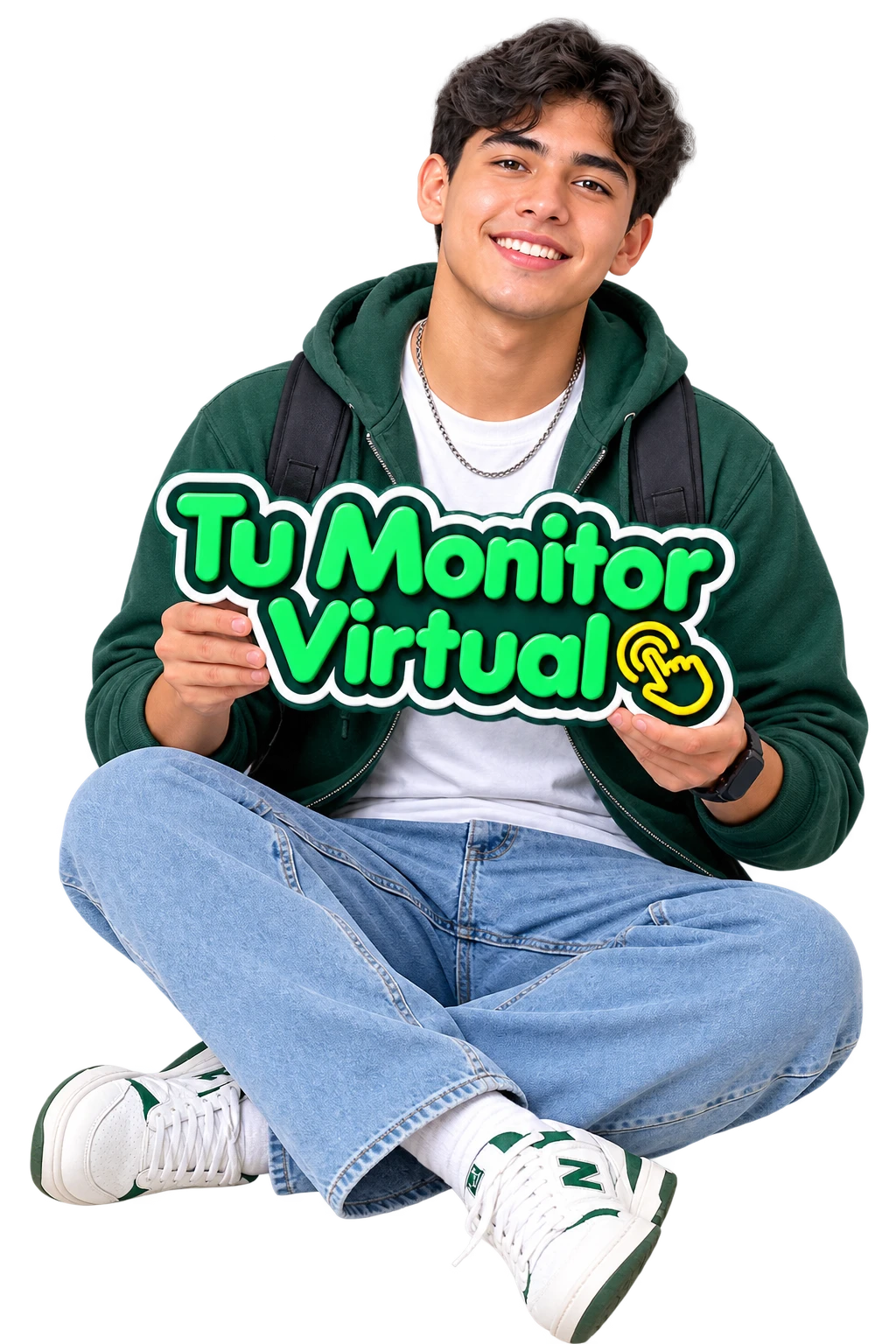 Estudiante utilizando herramientas digitales en su laptop